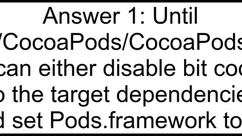 Dyld warnings from using CocoaPods