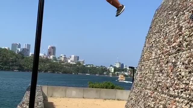 HOW HIGH DO YOU THINK THIS JUMP IS 🤔🤔