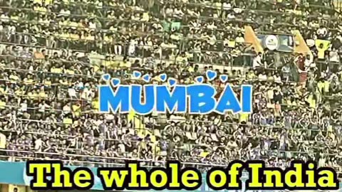 Hole stadium of India becom yellow because of