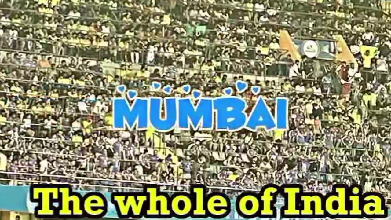 Hole stadium of India becom yellow because of