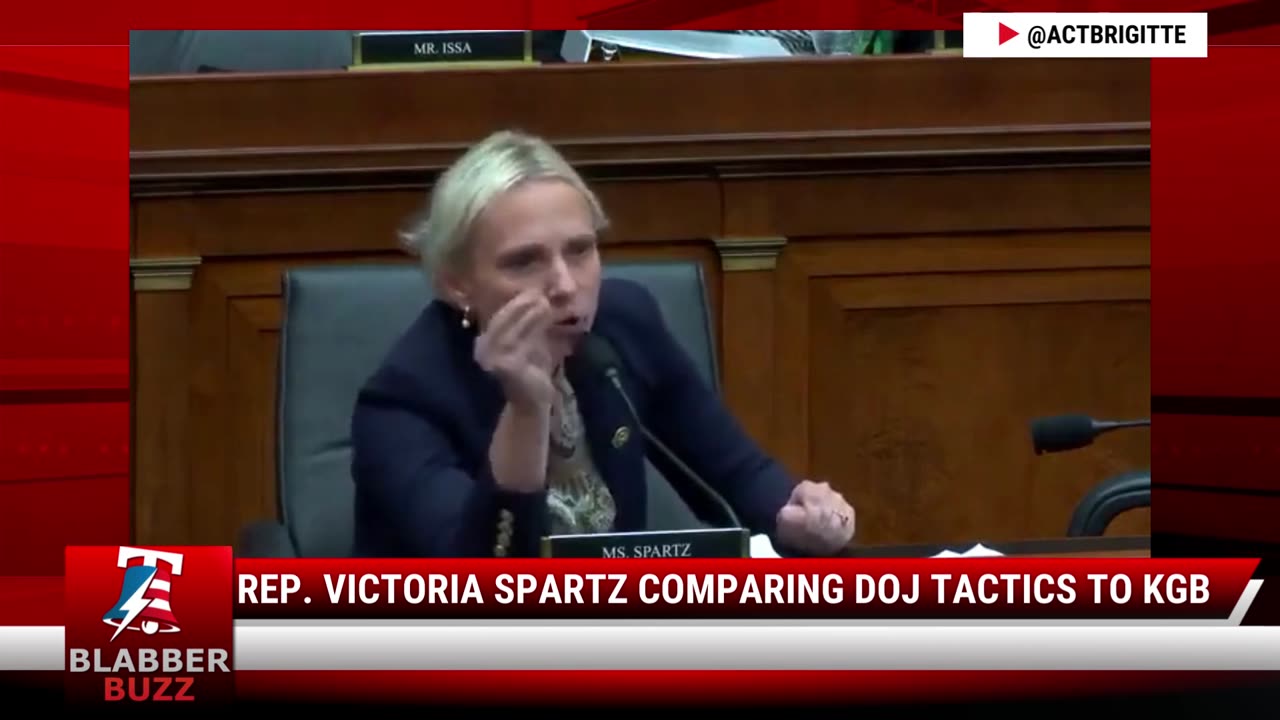 Rep. Victoria Spartz Comparing DOJ Tactics To KGB