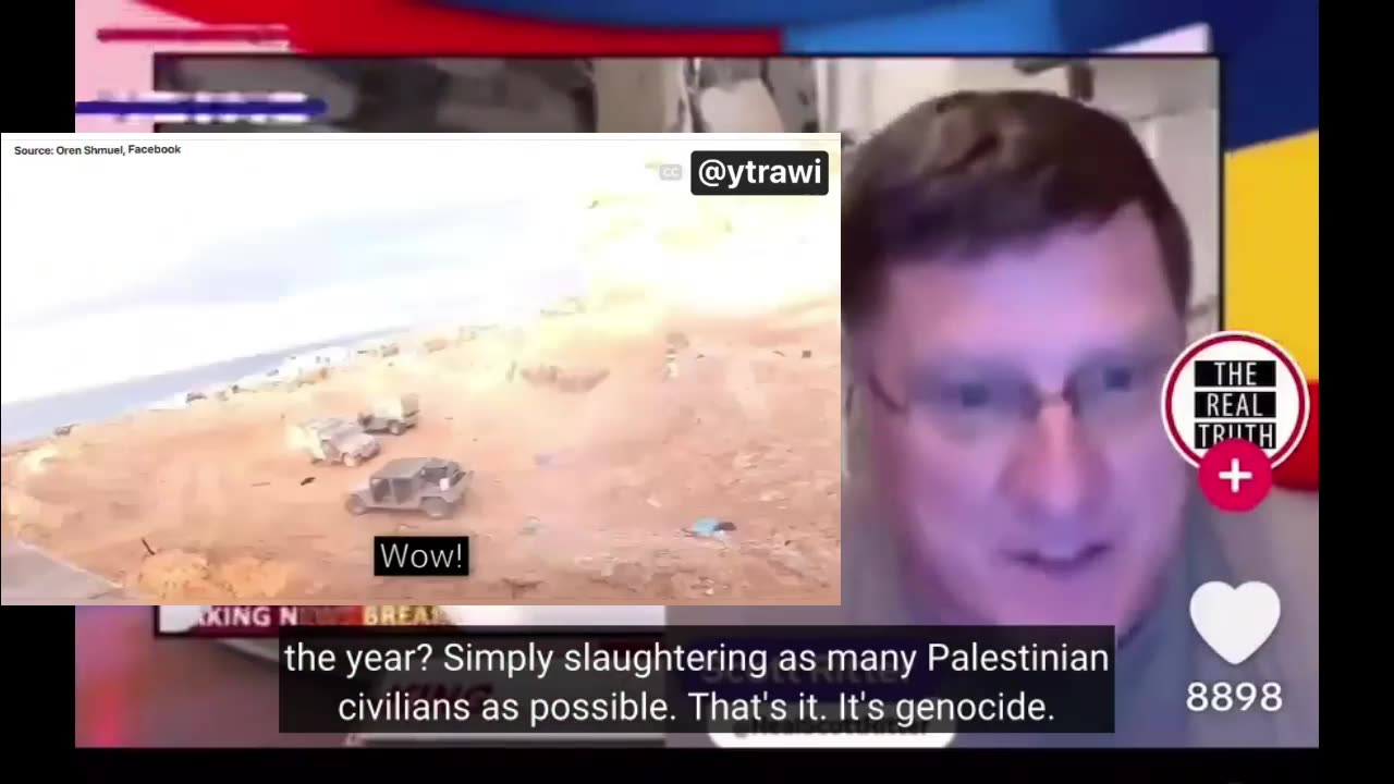 SCOTT RITTER - We're doing this because Israel wants to kill Palestinians.