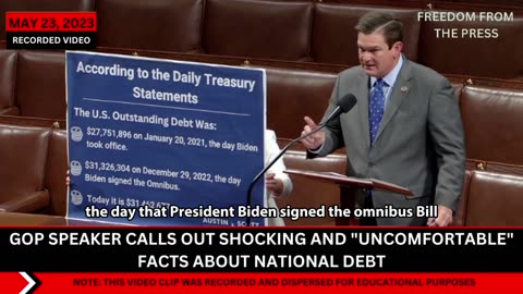 Amazing Testimony on the National Debt!