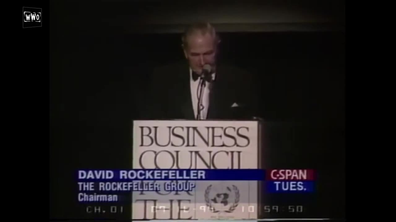 David Rockerfeller speech about overpopulation at the UN in 1994