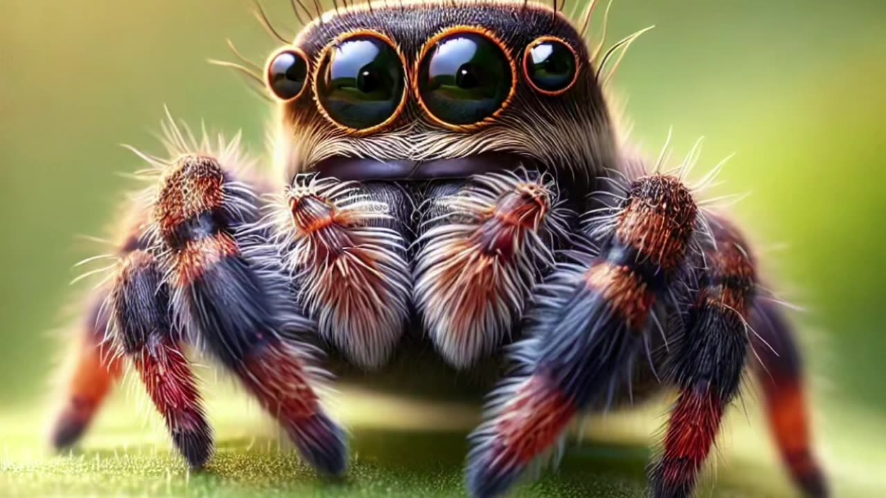 Jumping Spiders Have Great Vision