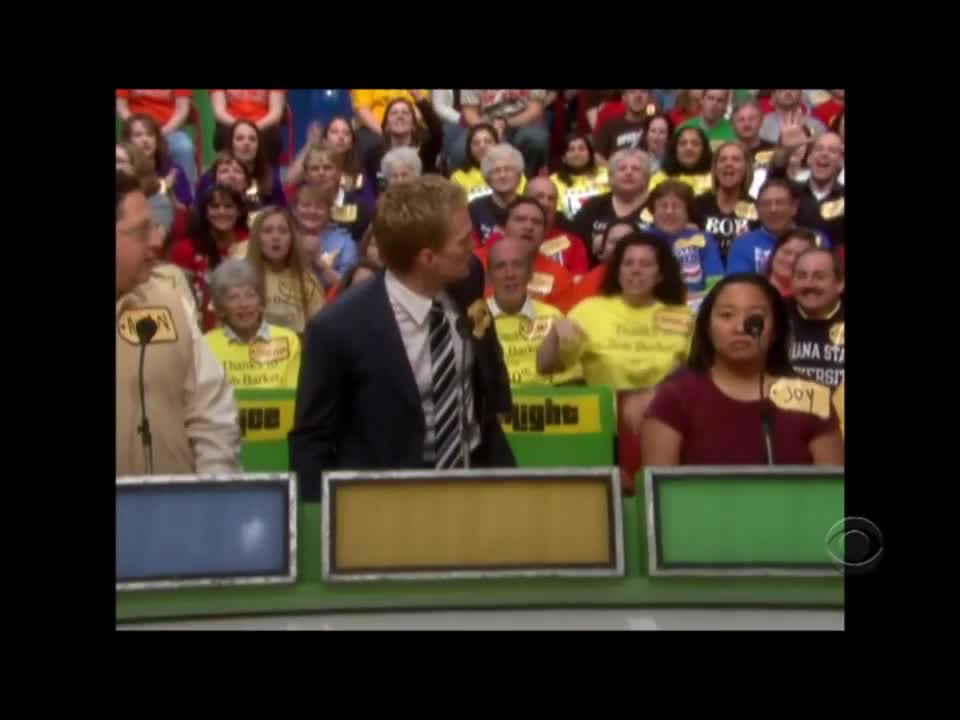 Barney Stinson goes on Price is Right