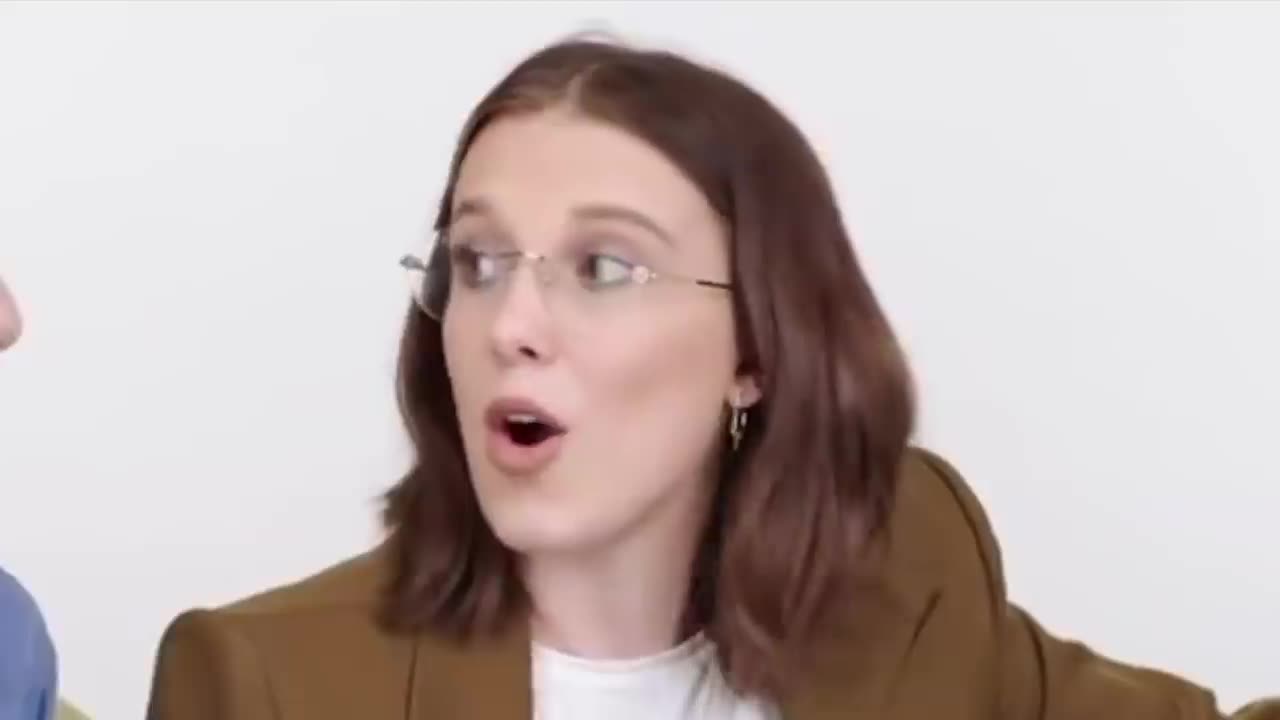 millie bobby brown being british for 5 minutes and 7 seconds