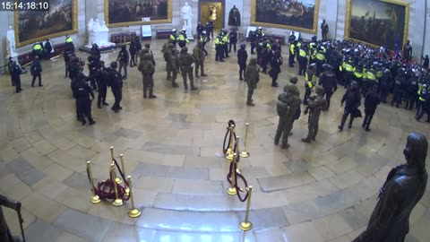 January 6 2021 US Capitol CCTV - Rotunda South 15:10:20-15:19:16