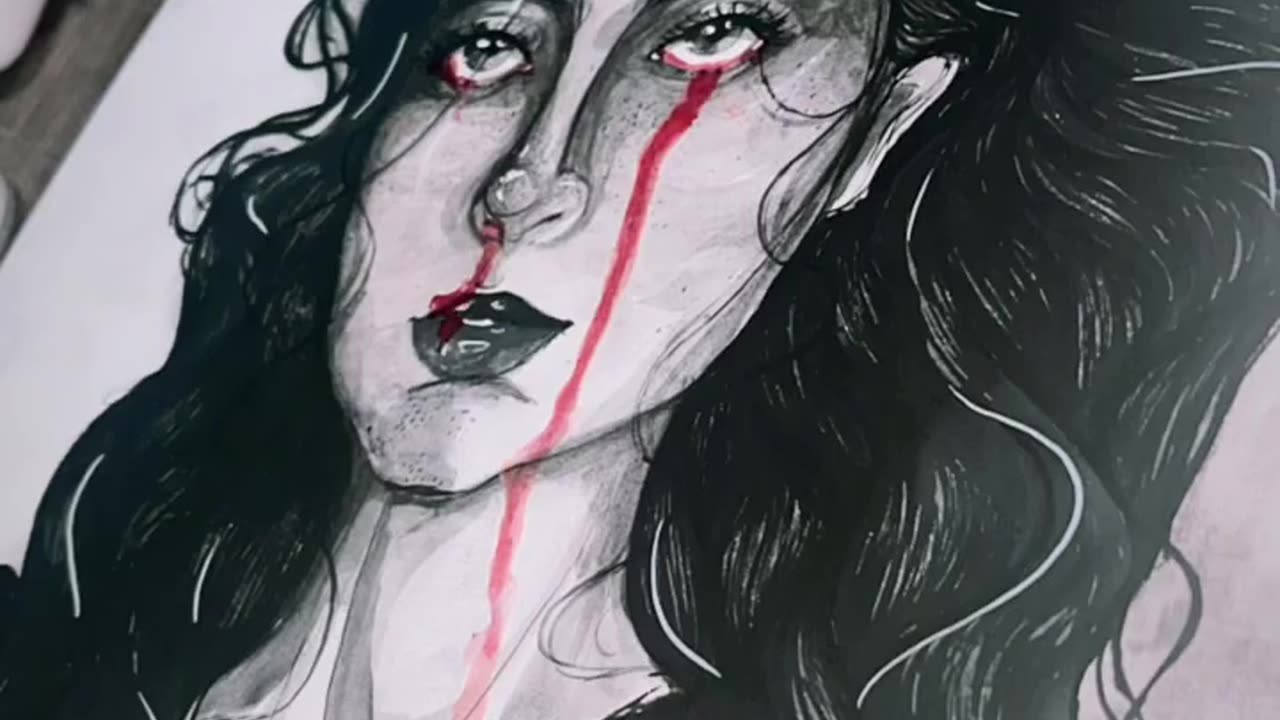 Creepy portrait 🖤🩸