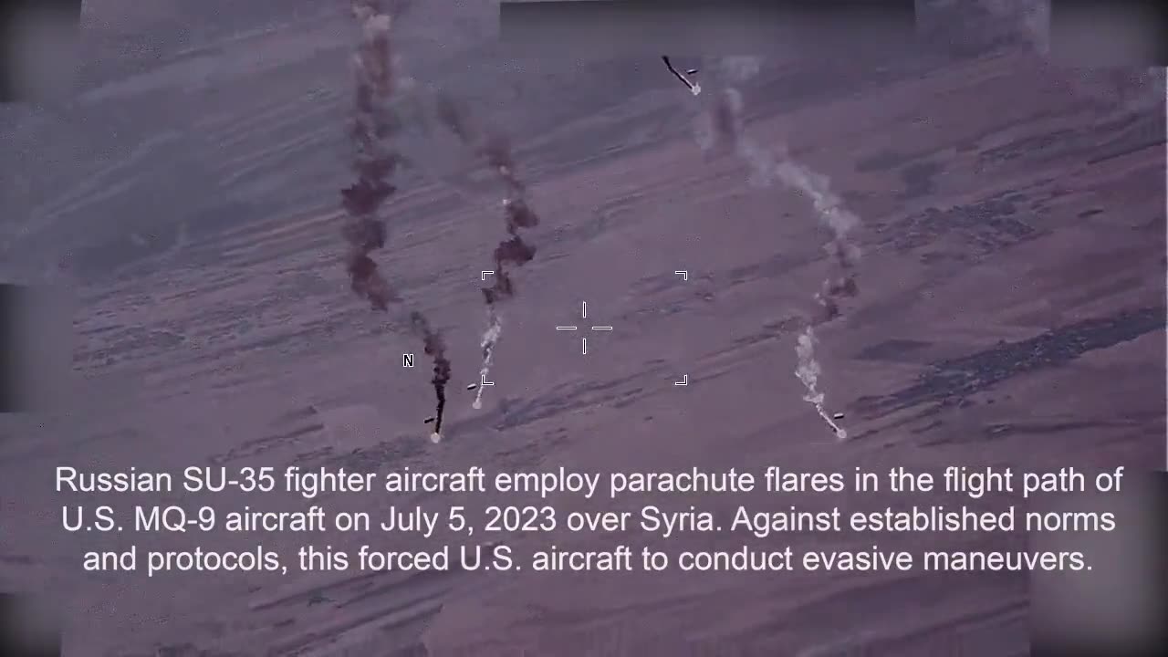 US Air Force Reports " Unsafe Maneuvers" by Russian Aircraft in Syrian Airspace