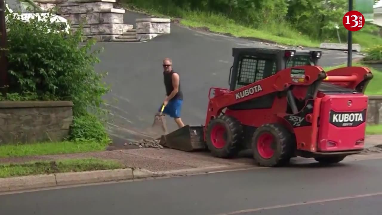 Heavy flooding washes away roads, overruns banks in Nova Scotia