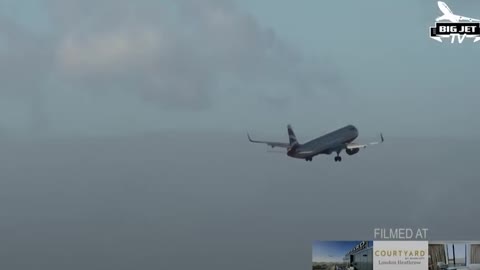 Pilot Aborts Landing Due to High Winds #Shorts