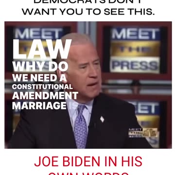 Joe Biden - in his own words!