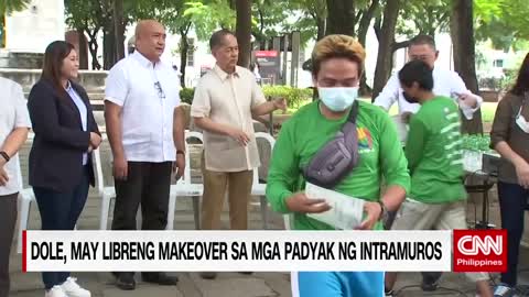 DOLE, may libreng makeover sa mga padyak ng Intramuros