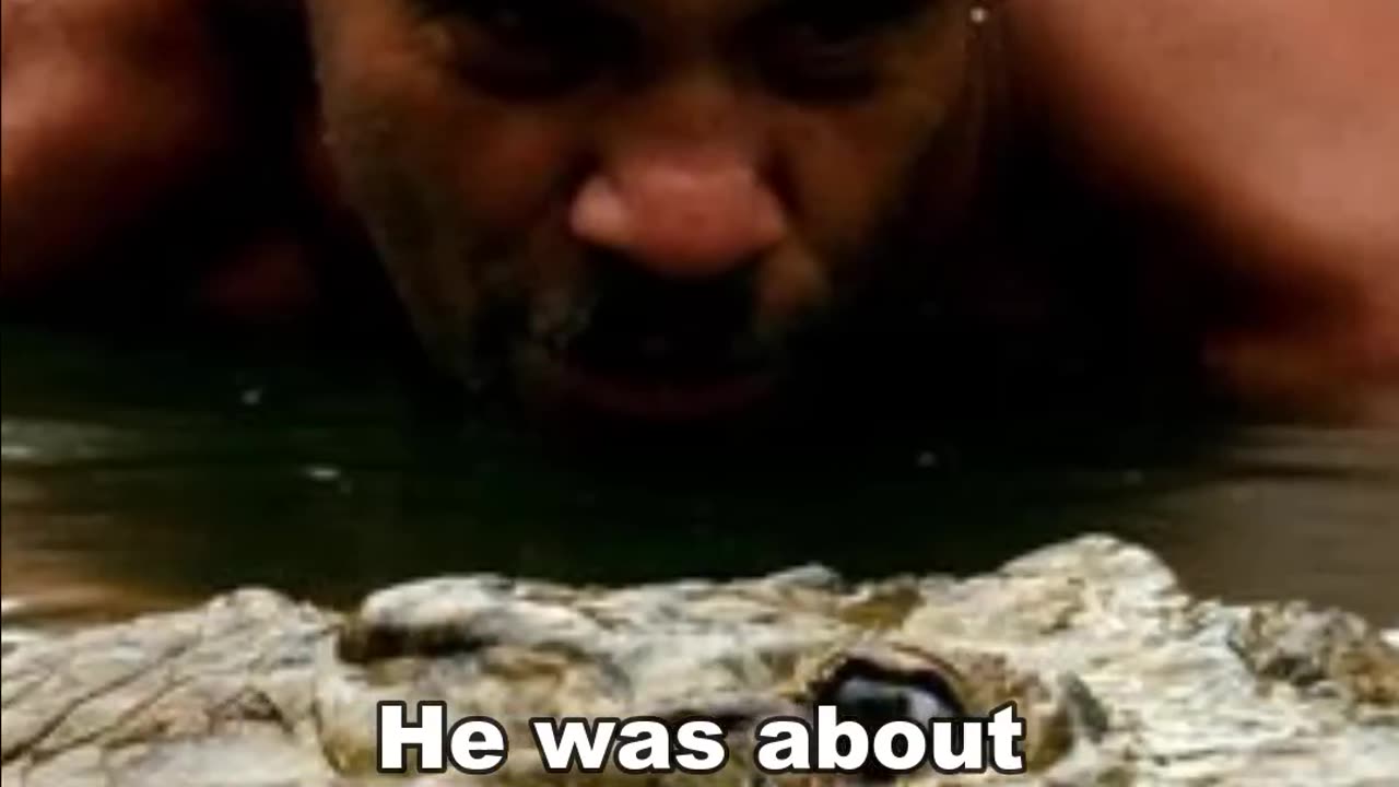 The Man Who Swims With Crocodiles