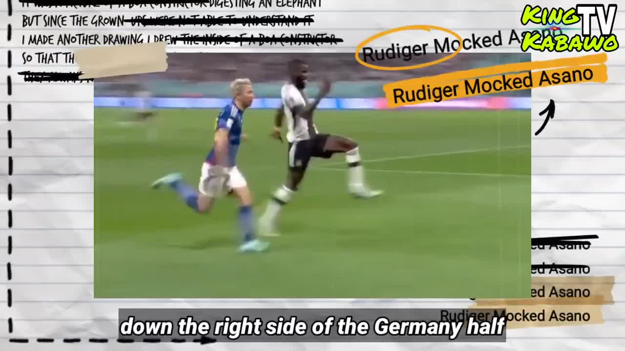 Antonio Rudiger get the karma for his 'arrogance' during Germany's loss to Japan