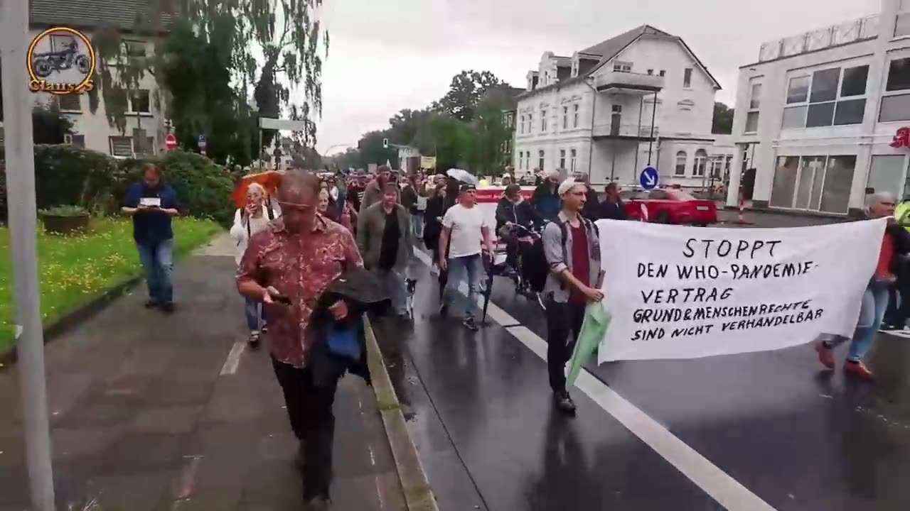 A freedom rally in Recklinghausen, Germany on August 12.