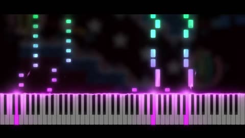 Geometry Dash - ALL LEVELS | Piano Tutorial