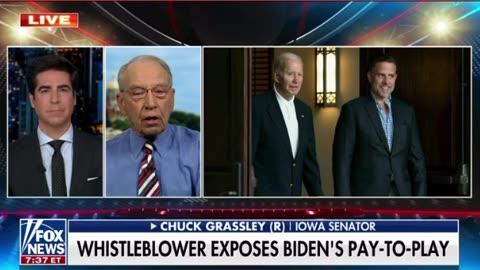 Senator Chuck Grassley: FBI document shows President Biden involved in criminal activity: