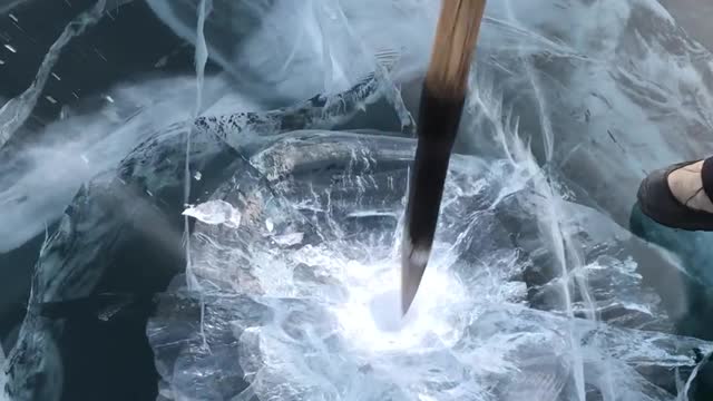 Great ice-breaking scene