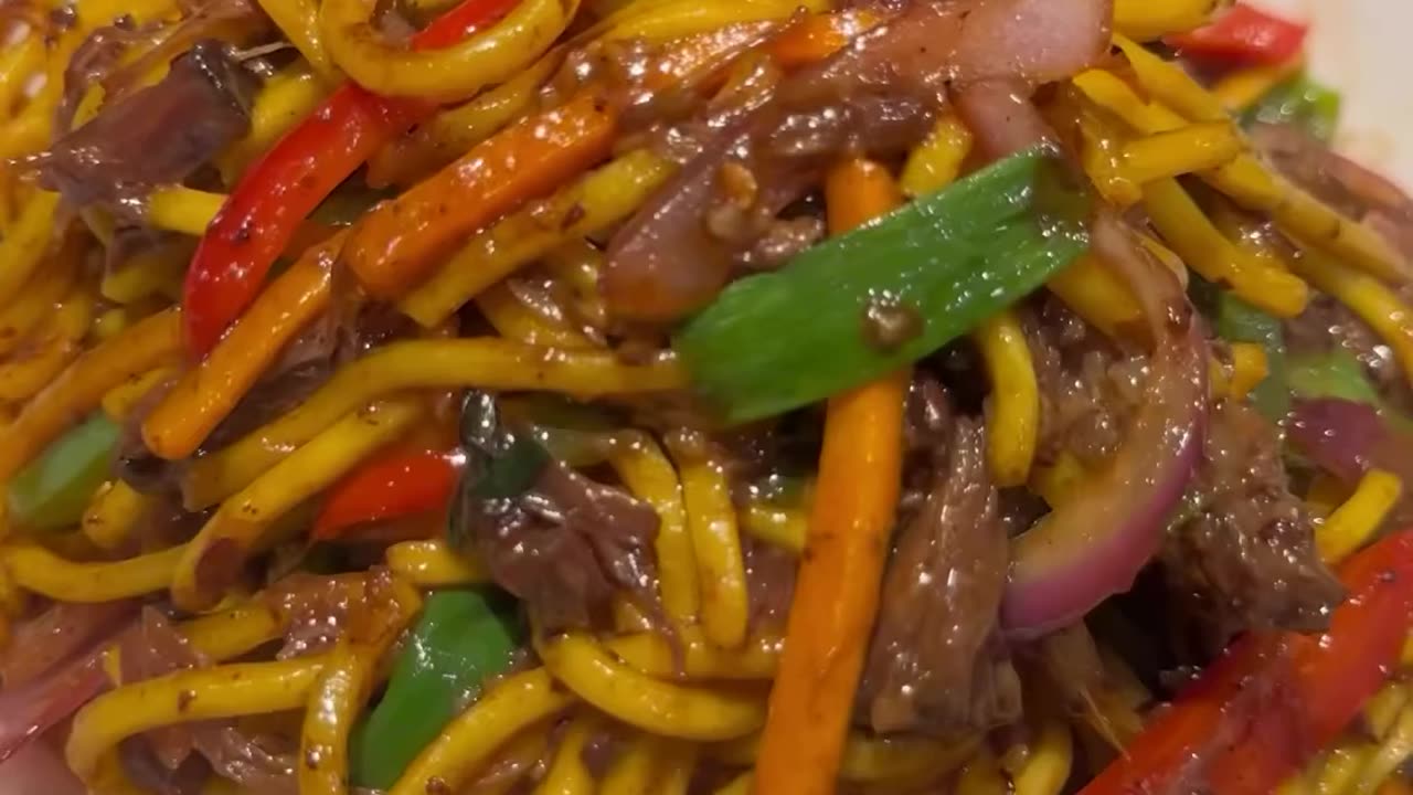 Oxtail Lo Mein!!!