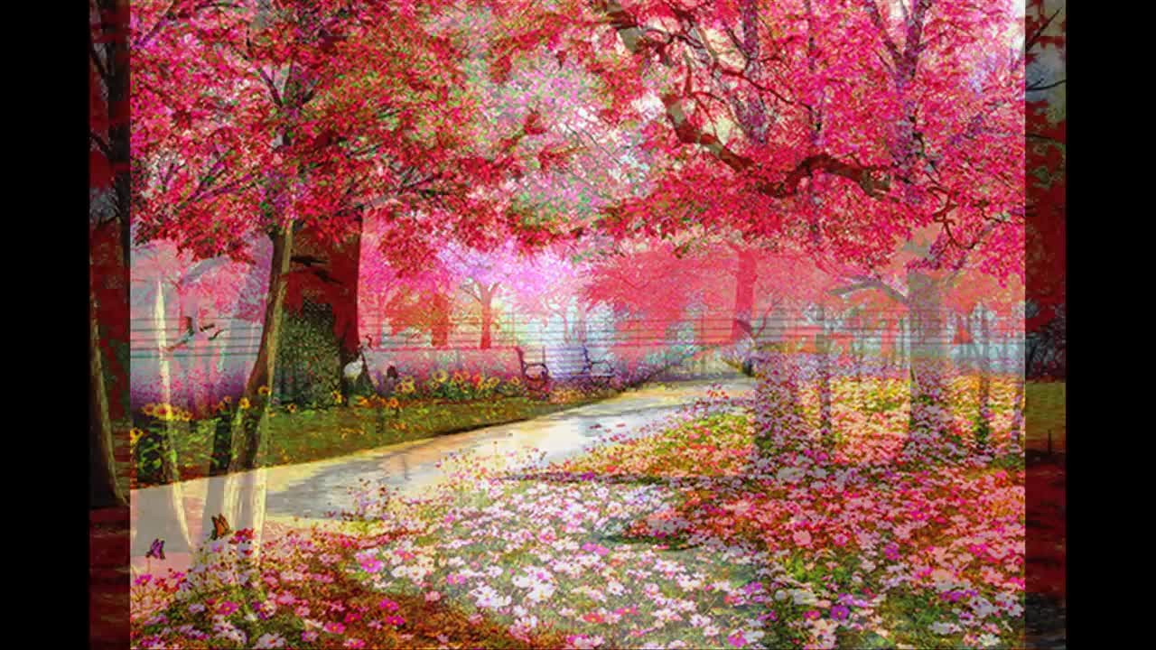 Top 100 mẫu tranh dán tường phong cảnh 3D đẹp nhất 2018