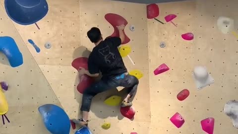 From difficult to easy, several v4 and v5, moderate difficulty, another day of hard practice