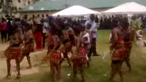 Igbo cultural dance at All Saints' 2012/2013 Graduation Ceremony
