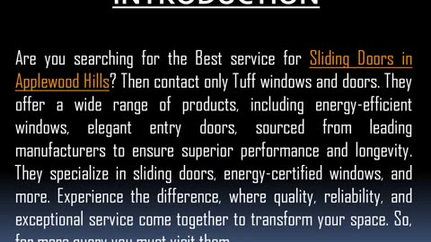 Best service for Sliding Doors in Applewood Hills