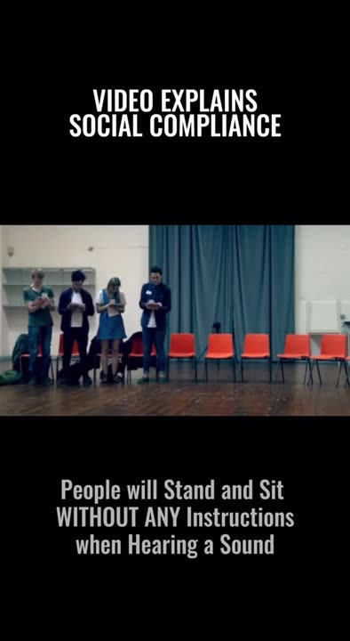 This is a form of Asch Conformity Experiment, it explains the "sheeple" and the covid cult, sadly