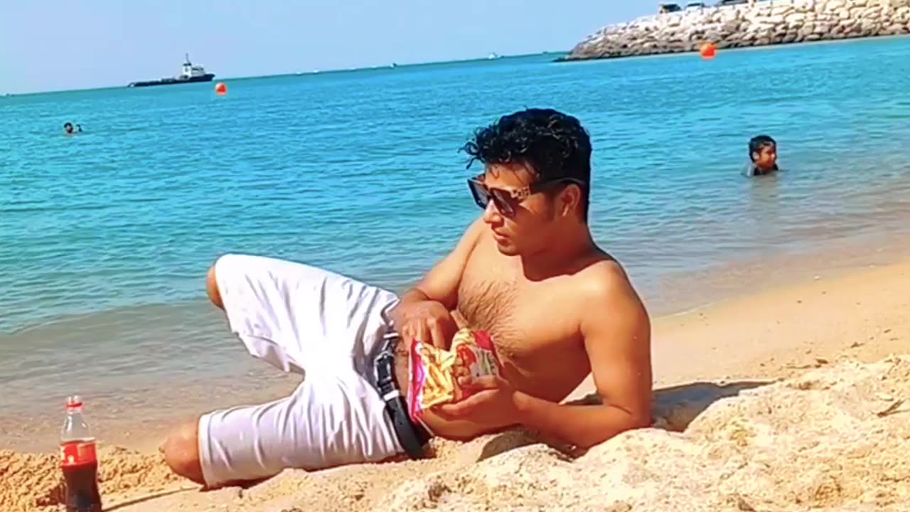 first time come to beach funny moment 🤣