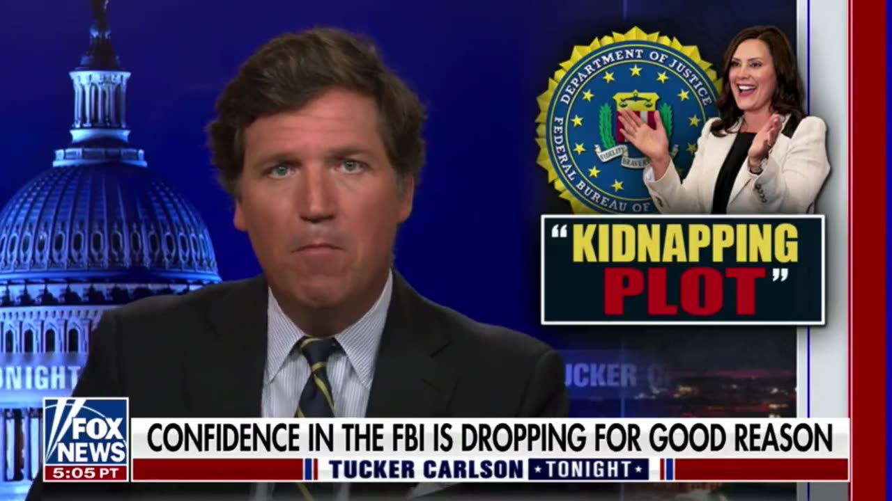 Tucker On Whitmer's FBI Kidnappers
