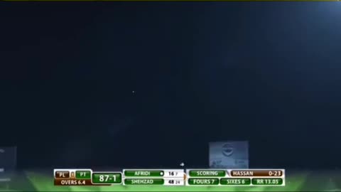 Shahid Afridi10 batting with Ahmad shahzad in T10 league
