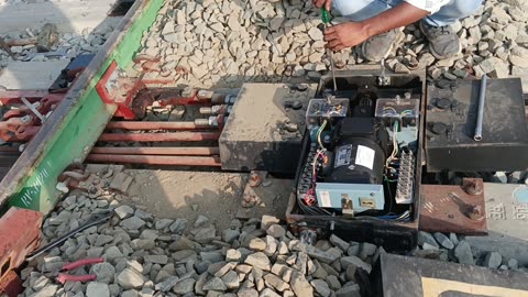 Rail Point Motor Working Process in DFCCIL Rail Project