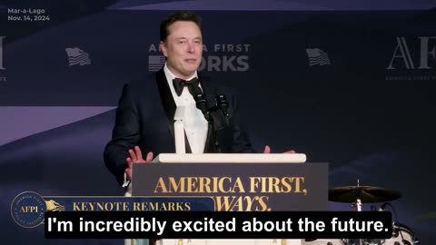 Musk: “It's going to be the most transformative presidency...since the founding of the country.”