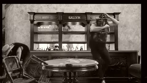 Let it Shine, Bar fight scene