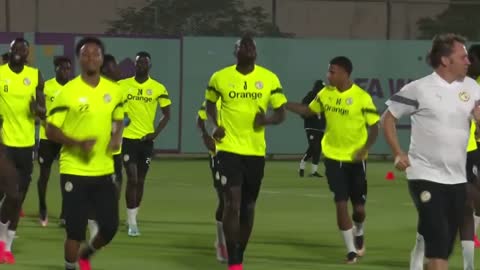 Senegal train looking to get over Mane injury blow.