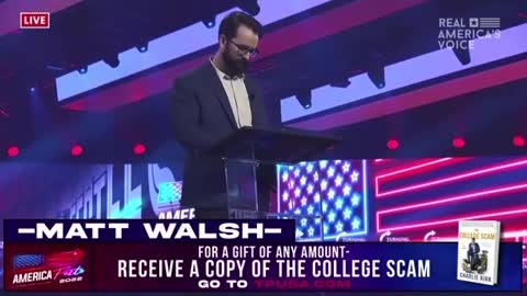 Matt Walsh in TPUSA AmericaFest 2022
