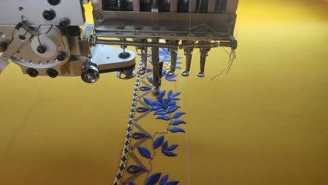 Computerized embroidery work