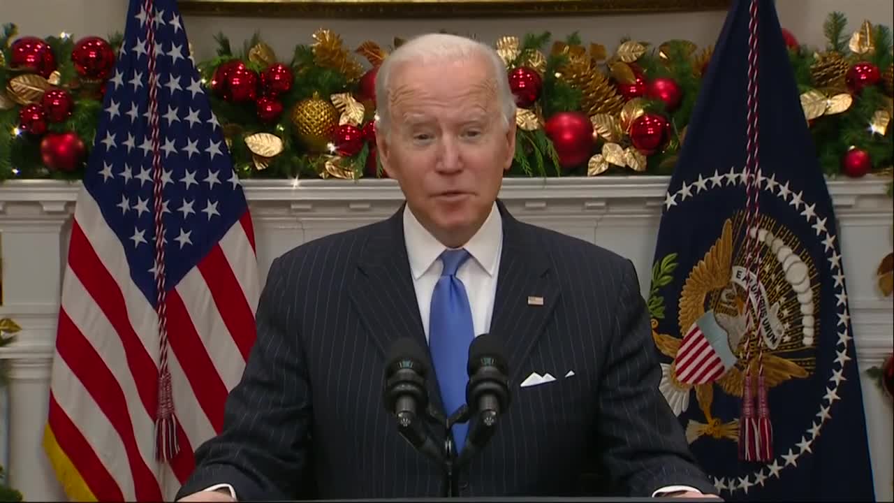 President Biden Gives Update on Omicron Variant