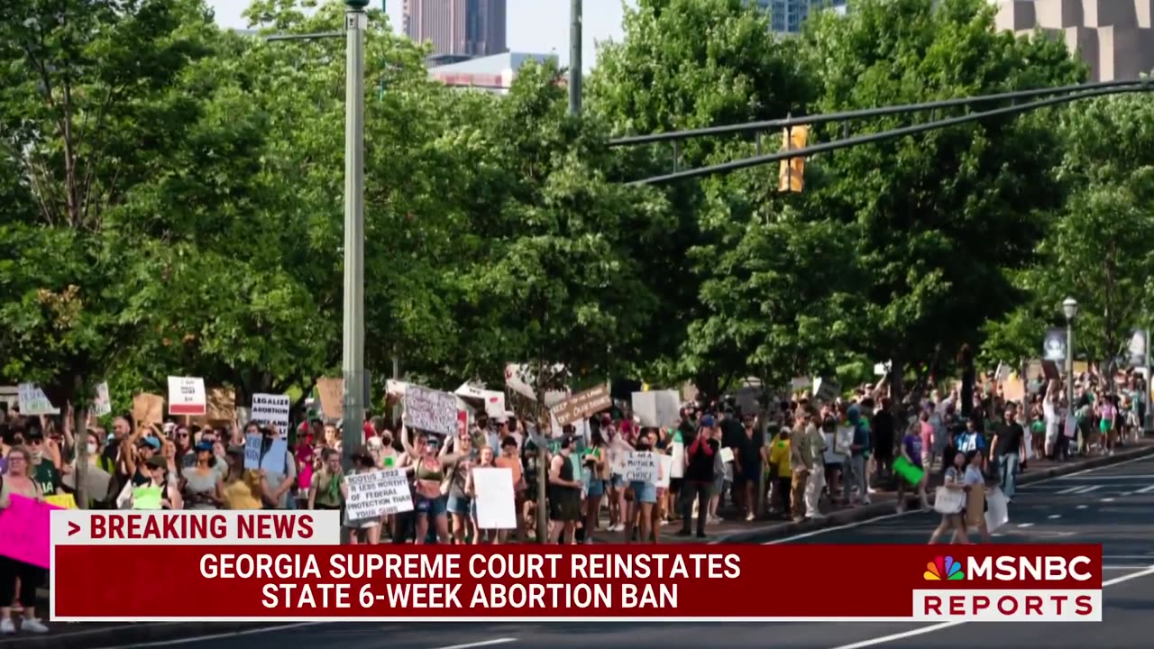Georgia Supreme Court reinstates state's abortion ban