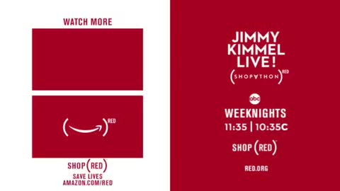 BO on RED show (Jimmy Kimmel) Fight against AIDS