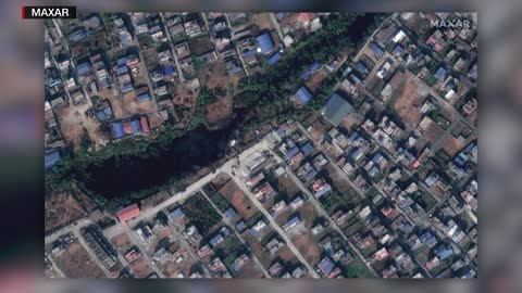 Satellite images show overview of plane site crash in Nepal
