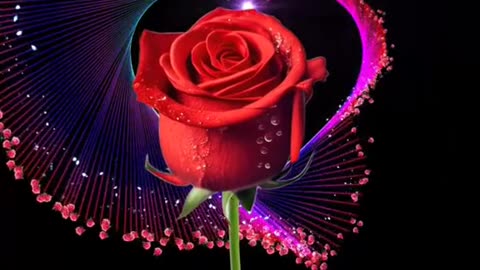 Electronic gift hearts and flowers
