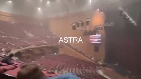 Terrorist shooting people in the Crocus City Hall near Moscow