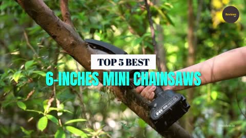 Top 5 BEST 6-inch Mini ChainSaw of [2022]