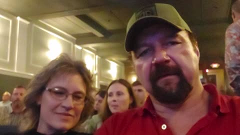 Me and Baby waiting for the concert to start