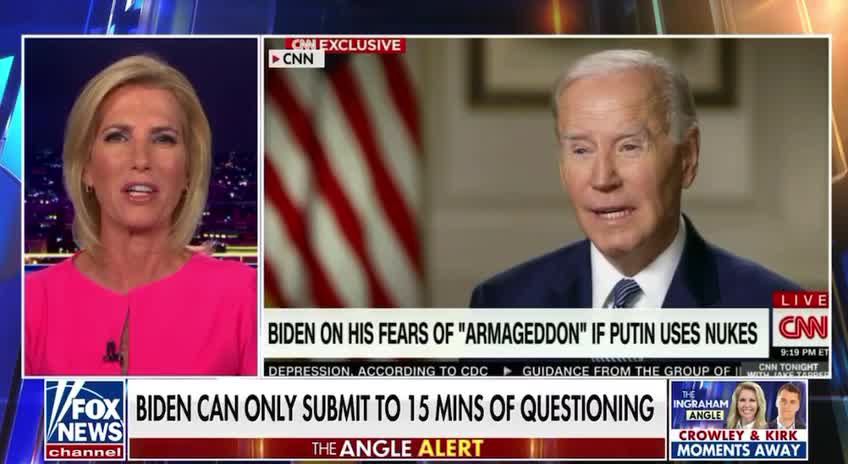 Joe Cuts CNN Interview SHORT!!!