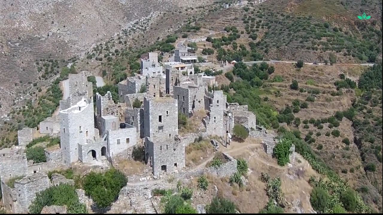 Greece Aerial - 4k Video, Drone, Relaxing, Stress Relief, Nature Views_Full-HD