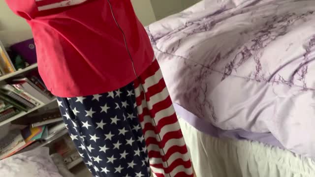 MY AMERICAN FLAG PAJAMA SET! #amazon #usa